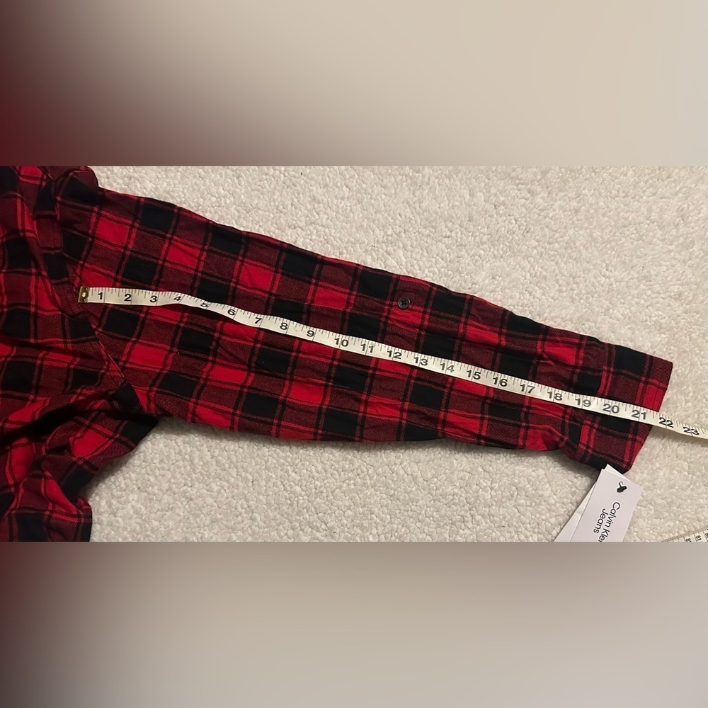Calvin Klein Jeans Buffalo Plaid Women’s Button Downm Shirt Size 2X New with tag - Picture 12 of 13